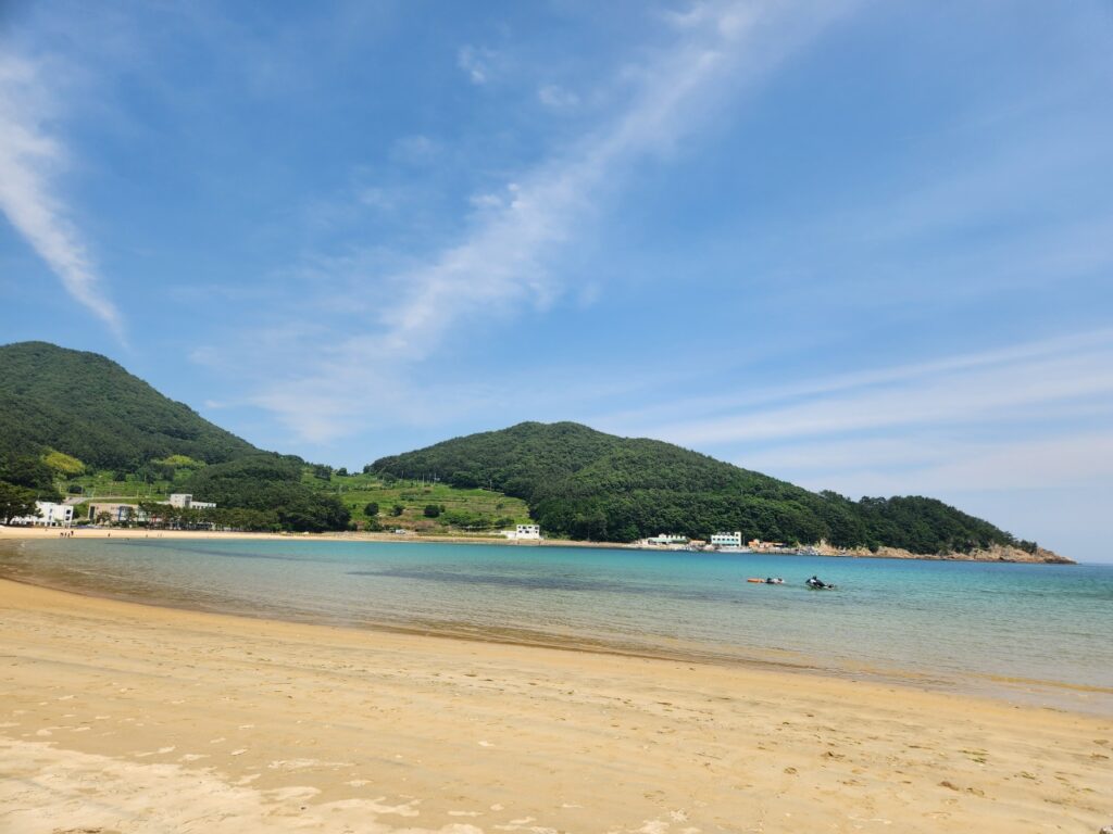 남해 은모래 해변